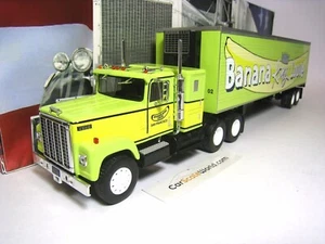 INTERNATIONAL TRANSTAR 4370 1977 BANANA KING LOUIE 1/43 IXO ALTAYA (GREEN) - Picture 1 of 3