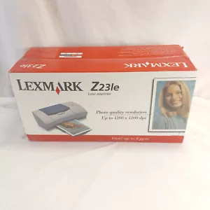 Lexmark JetPrinter Z23LE Standard Color Inkjet Printer New Sealed Free Shipping - Picture 1 of 5