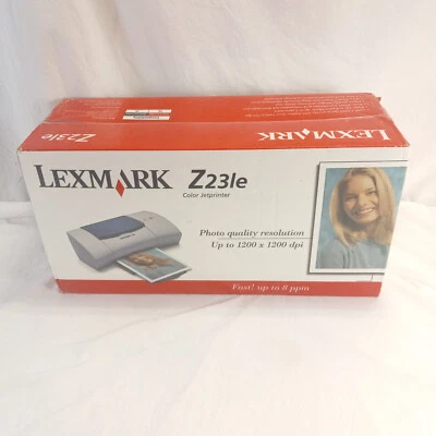 Lexmark JetPrinter Z23LE Standard Color Inkjet Printer New Sealed Free Shipping - Image 1 of 4