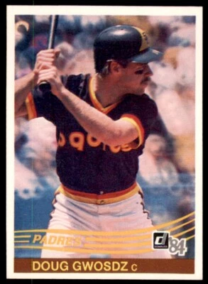 1984 Donruss Doug Gwosdz . San Diego Padres #383. - Image 1 of 2