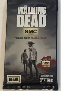 The Walking Dead Season 4 Part 1 Pack of Unopened Trading Cards - Picture 1 of 2