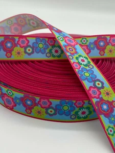 Grosgrain-Ribbon 25mm/8/8" width Print-by-the-Metre - Bild 1 von 1