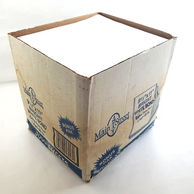 9.5" x 11" Continuous Feed Paper 29 Lbs. 3000/CT NOS, OPEN BOX - Image 1 of 4
