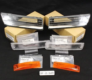 MAZDA Genuine RX-7 89-92 FC3S Position Lamp Passing Turn Clear Lens Side SET OEM - Picture 1 of 21