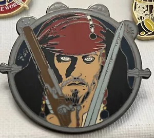 Disney Shopping Jack Sparrow Portrait Pin - Picture 1 of 2