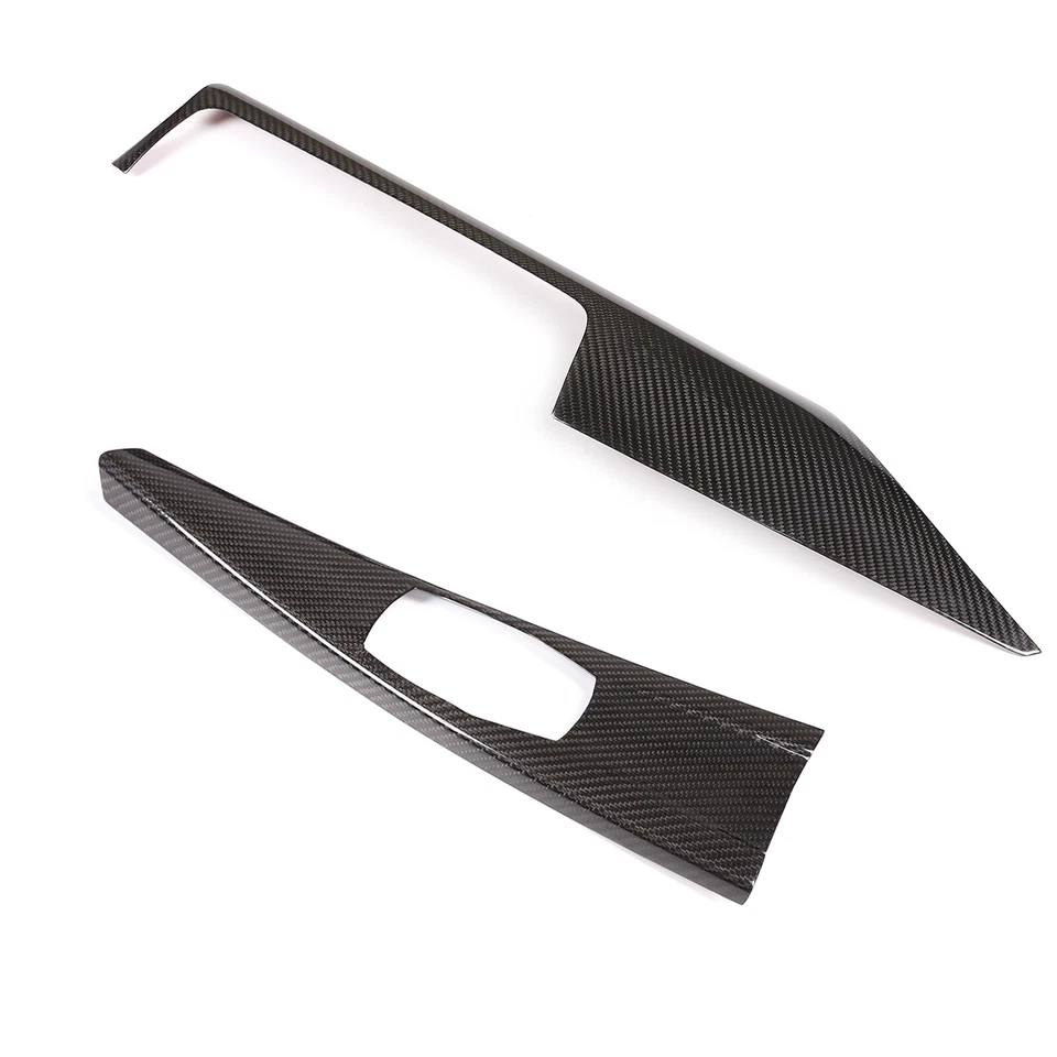Juego de cubiertas interiores de fibra de carbono real para BMW 330i F30 F31 430i M3 2014-18 Foto 1 de 4