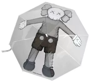 Paraguas Kaws Holiday Korea nuevo Companion transparente 2018 agotado raro - Imagen 1 de 12