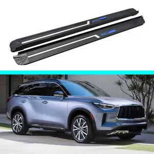 2PCS Side Step fits for Infiniti QX60 2022-2025 Running Board Nerfbars Aluminium - Picture 1 of 6