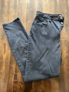 No Boundaries High Rise Sculpting Skinny Jegging Jeans Women Sz 15 Stonewash Blk - Picture 1 of 9