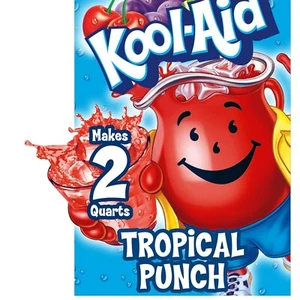 Kool Aid Zero Calorie Tropical Punch Mix - 192 Convenient Caffeine-Free Packets - Picture 1 of 12