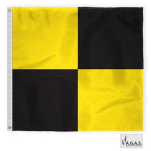 Bandera Señal Náutica - Lima Código L - Símbolo Comunicación Marítima - Bandera Naval - Imagen 1 de 12