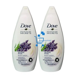 2 x 750ml Dove Relaxing Ritual Body Wash with Lavender Oil 0% Sulfate - Picture 1 of 3