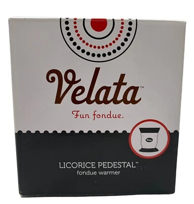 Calentador y horquillas eléctricas de fondue con pedestal negro regaliz Scentsy Velata  Foto 1 de 4