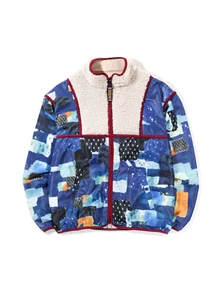 Kapital Boro Print x Boa Fleecejacke, Gr. 2 & 3 - Neu mit Etikett, UVP 595£ - Bild 1 von 12