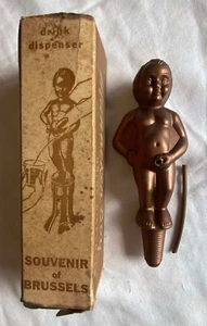 Vintage Souvenir of Brussels Manneken Boy Drink Dispenser - Picture 1 of 1