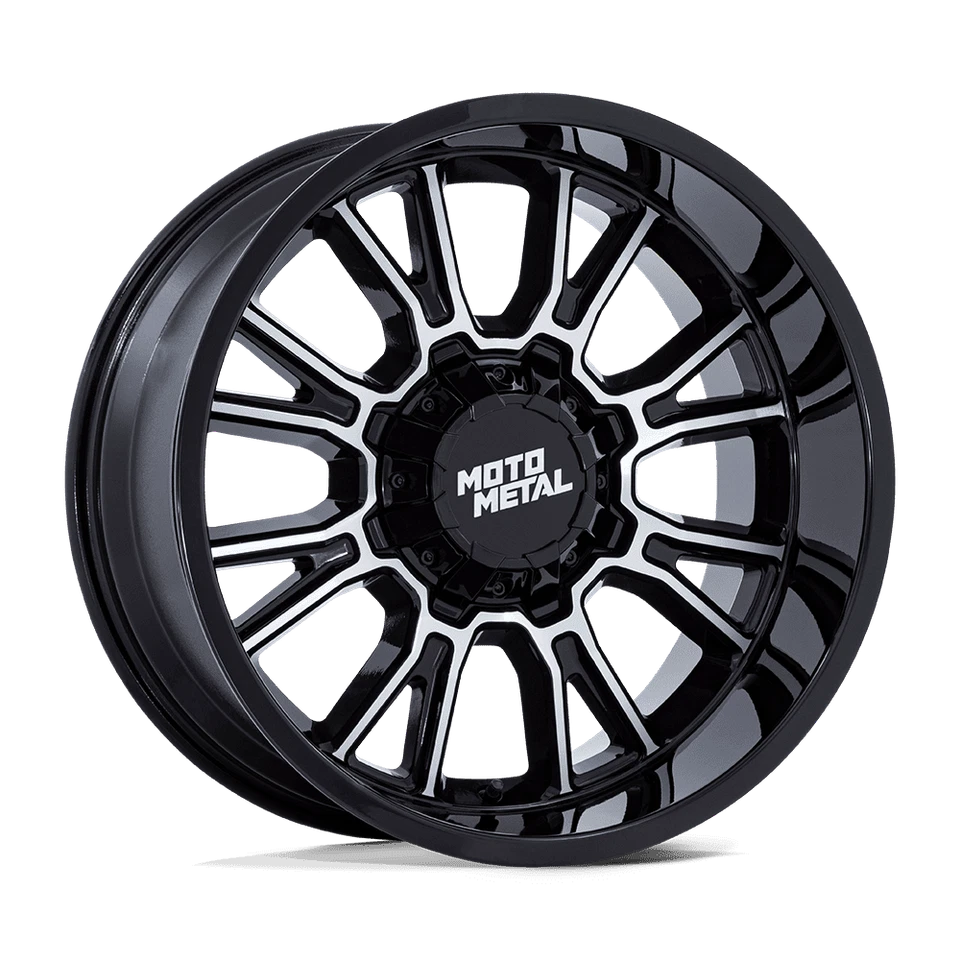 20 Inch Black Wheel Rim Chevy GMC 2500 3500 Moto Truck Metal MO808 20x9 1 8x180 - Image 1 of 1