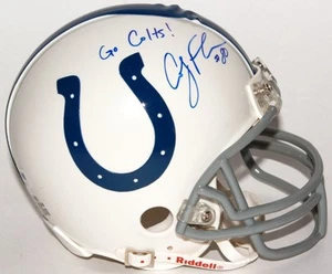 Coby Fleener Signed Colts Mini-Helmet Inscribed "Go Colts!" (PSA COA)  - Picture 1 of 5