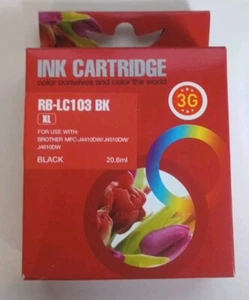 RB-LC103 XL 3G Black 20.6 ml Ink Cartridge NIB - Picture 1 of 3