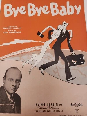 Partituras Andre Kostelanetz - Bye Bye Baby 1936  Foto 1 de 4