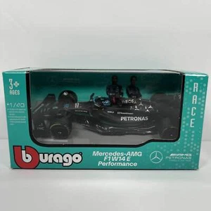 New Bburago 2023 Mercedes AMG F1 W14 E Performance George Russell #63 1:43 Scale - Picture 1 of 7