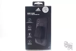 Original Adidas Grip / Clip Stand Case CJ3524 für Apple iPhone X - Schwarz - Bild 1 von 5