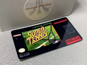 Super Tennis (SNES) Super Nintendo Ersatzspiel Etikett - Bild 1 von 1
