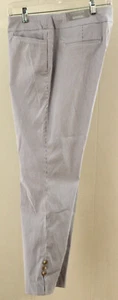 Chicos So Slimming 360 Brigitte Slim Ankle Pant 2 Blue Stripe NWT $94 L Pockets - Picture 1 of 6