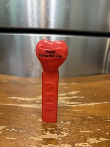 Pez Dispenser A Heat Happy Valentines Day No Feet Pat. 4.9 Collectible Series - Picture 1 of 4