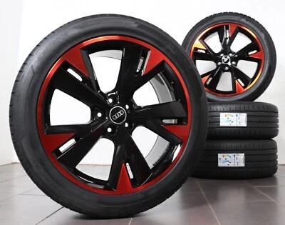 20 Zoll original Audi Q4 e-tron F4 89A601025M/E Alufelgen Sommereifen - Bild 1 von 4