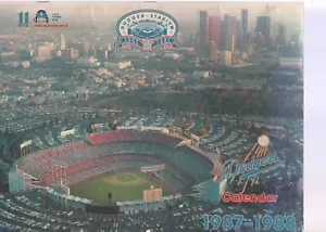THE LA DODGERS 1987-88 CALENDAR AND 1991 GREATEST DODGERS FAN SELECTION CALENDAR - Picture 1 of 6