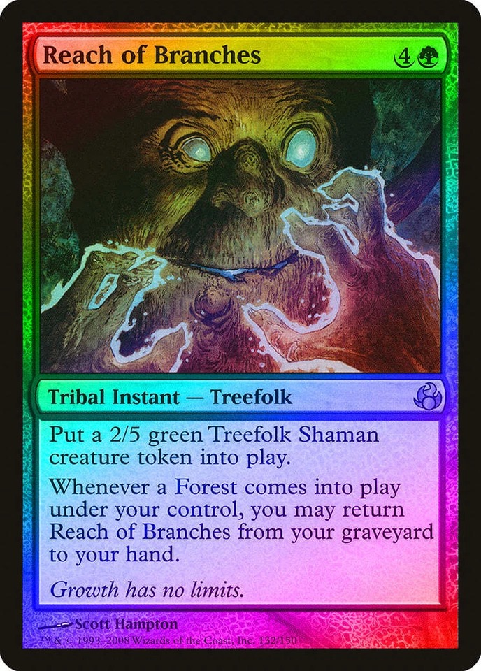 Reach of Branches FOIL Morningtide NM Green Rare MAGIC GATHERING CARD ABUGames - Image 1 of 1