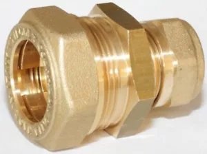 DN16 x15mm Schnellanschluss Solar Metallisch dichtende Wellrohr Verschraubung - Bild 1 von 1