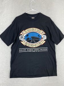 Vintage 1989 The Passion Returns Oakland Raiders VS Oilers NFL T-Shirt XL