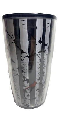 Vaso Tervis Cardinals Abedul Árboles Doble Pared Aislado Vaso Taza Sin Tapa Foto 1 de 4