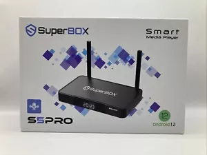 SuperBox S5 Pro Streaming TV Smart Media Player 6K WiFi 6 - Picture 1 of 6