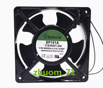 1PC SUNON SP101A 1123HST.GN 115V 0.21/0.18A cooling fan - Image 1 of 4