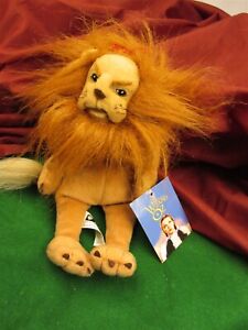 Wizard of Oz Cowardly Lion stuffed plush  10" Warner Brothers 1998 