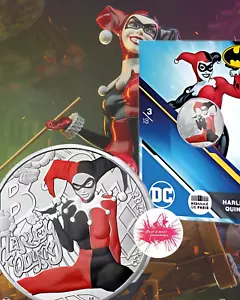 Francia, 2025, 10 euros, moneda de plata, DC: ¡Harley Quinn! - Imagen 1 de 6
