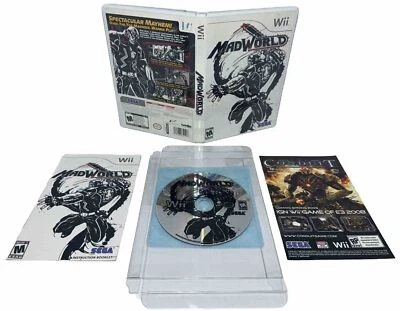MadWorld Nintendo Wii Complete CIB w/ Manual Inserts Minty Disc Tested & Works - Image 1 of 4