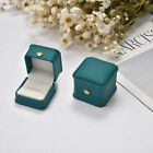 High Quality Square Wedding Pu Earrings Ring Box Jewelry Display Gift C-sy