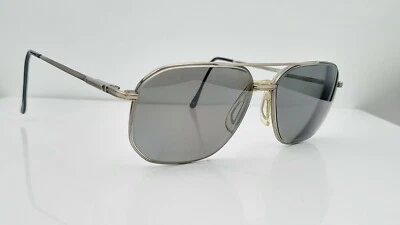 Vintage Classic Traditions CT21 Gray Pilot Korea Sunglasses FRAMES ONLY - Изображение 1 из 4
