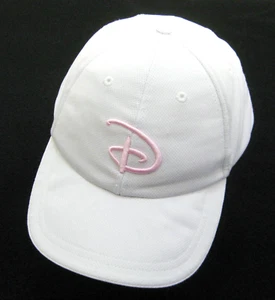 DISNEY Women's White Baseball Cap Logo Hat (Adult Adjustable) Resort Parks - Picture 1 of 4