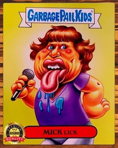 Garbage Pail Kids - Mick Lick - Mick Jagger Parody - Metal Sign 11 x 14 - Picture 1 of 4