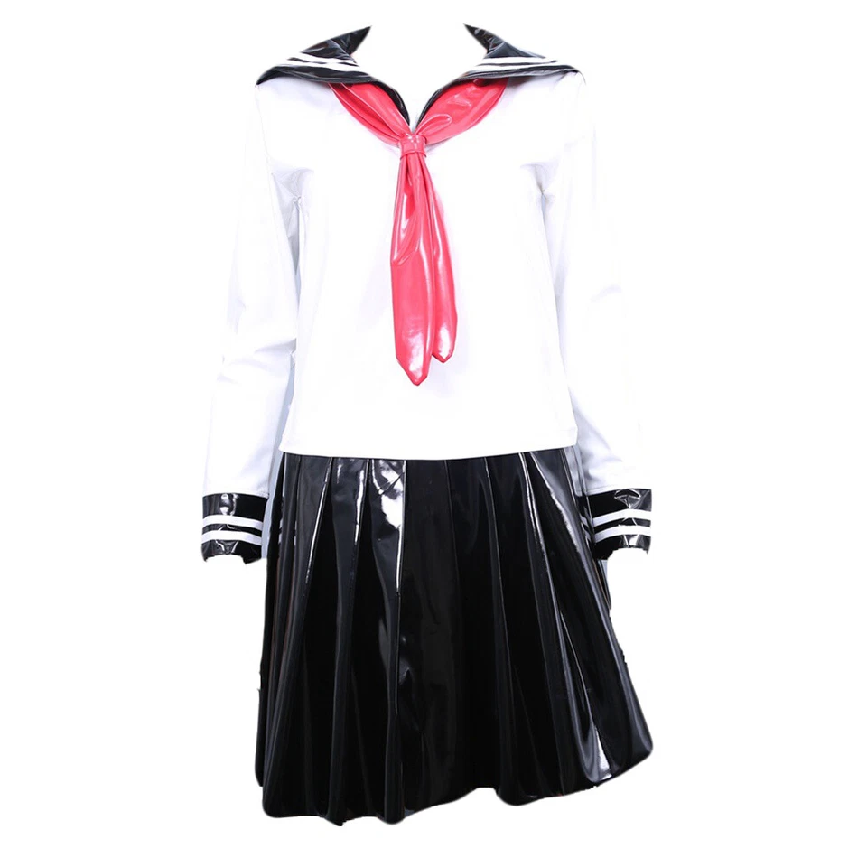 NUEVO Látex Sintético Escuela Niña Marinero Uniforme Anime Vestido Elegante Disfraz Juegos con disfraces Foto 1 de 4