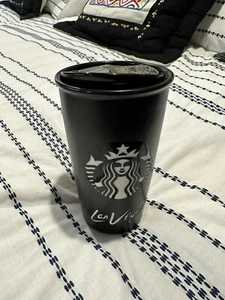 Starbucks Las Vegas Swarovski Kristalle Keramik Tumbler Becher 12 fl oz 2015 Neu - Bild 1 von 5