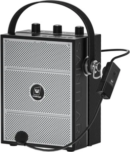 Portable PA System with Microphone Bluetooth 2600ma 40w Speaker - Picture 1 of 10