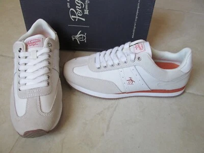 NUEVO Original Penguin Breaker Zapatillas Jogger PARA HOMBRES talla 8 Blanco Naranja $120.00 Foto 1 de 4
