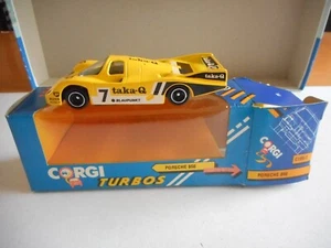 Corgi Turbos C100/2 Porsche 956 1:43 Car No 7 "taka-Q" + Box - Picture 1 of 11