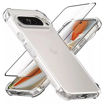 Shockproof Clear TPU Protective Case For Google Pixel 9 Pro XL/9 Pro/8 Pro/7A/6 - Image 1 of 4