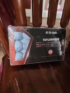TAYLORMADE HIT ME AGAIN 15 RECYCLED GOLF  BALLS NEW - Picture 1 of 1